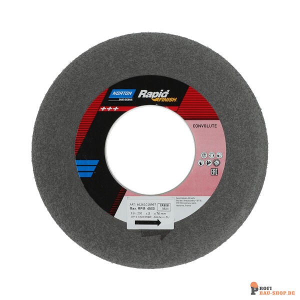 nortonschleifmittel/NORTON_schleifmittel_66261018997 Convolute Wheels Norton-Ser-1000 Long Life-203.2x25.40x76.2_MED_139398